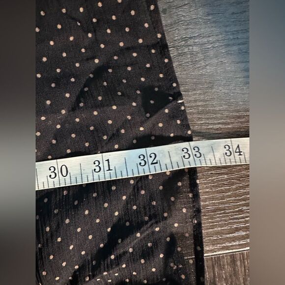 Nanette Lepore Sheer Polka Dot Ruffled V-Neck & Sleeve Dress Size 4 *NO SLIP* - Picture 9 of 9